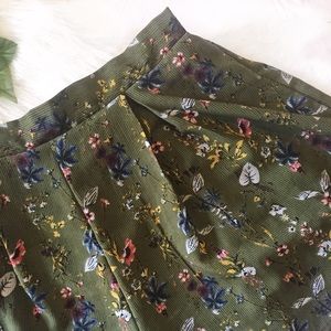 Blueblush Skort in Green Floral